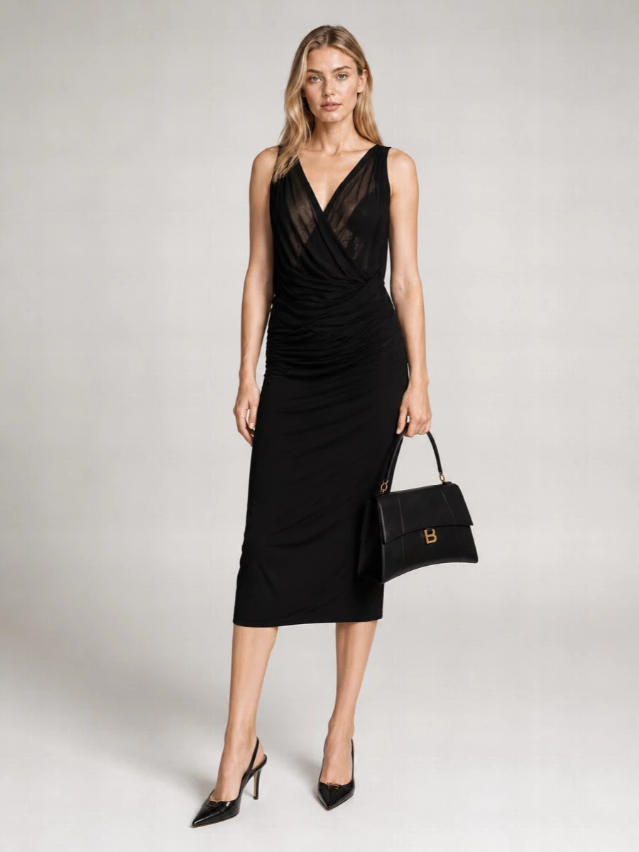 Saint Laurent Leather Babylone Slingback Pumps
