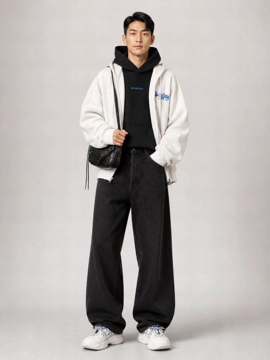 Balenciaga Cotton Hooded Jacket
