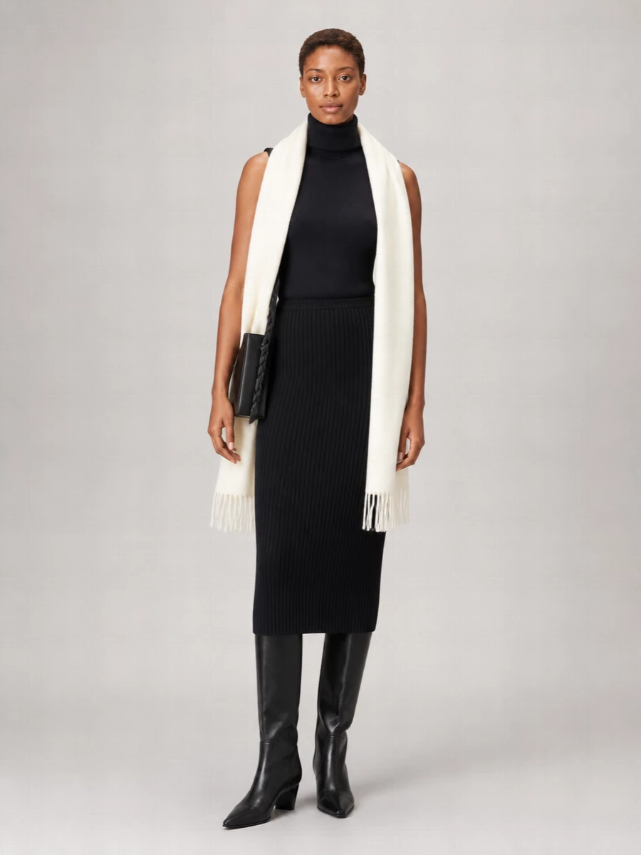Sportmax Wool Turtleneck Sleeveless Sweater