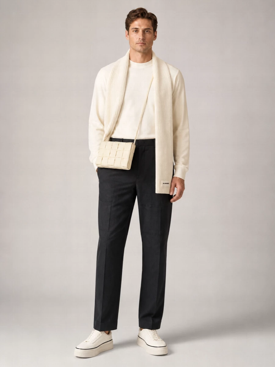 Jil Sander Cotton Logo-Print Long-Sleeve T-Shirt