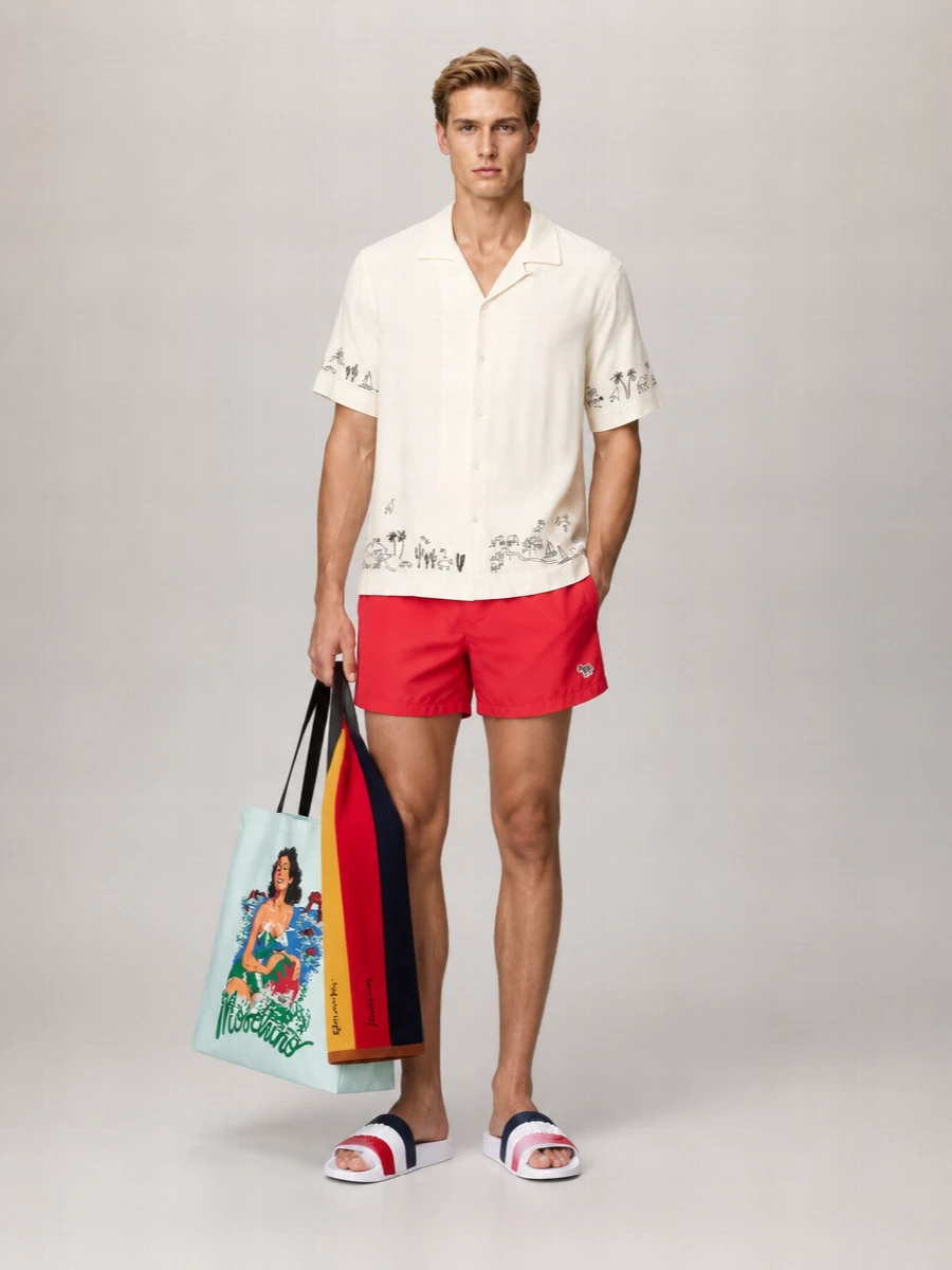 Paul Smith Logo Swim Shorts