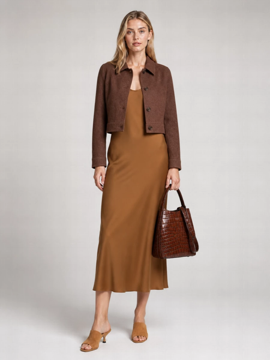 Max Mara Denim Cropped Jacket