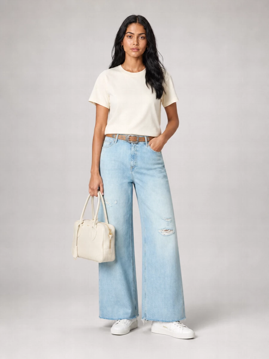 Golden Goose Destroyed Denim Boyfriend Jeans