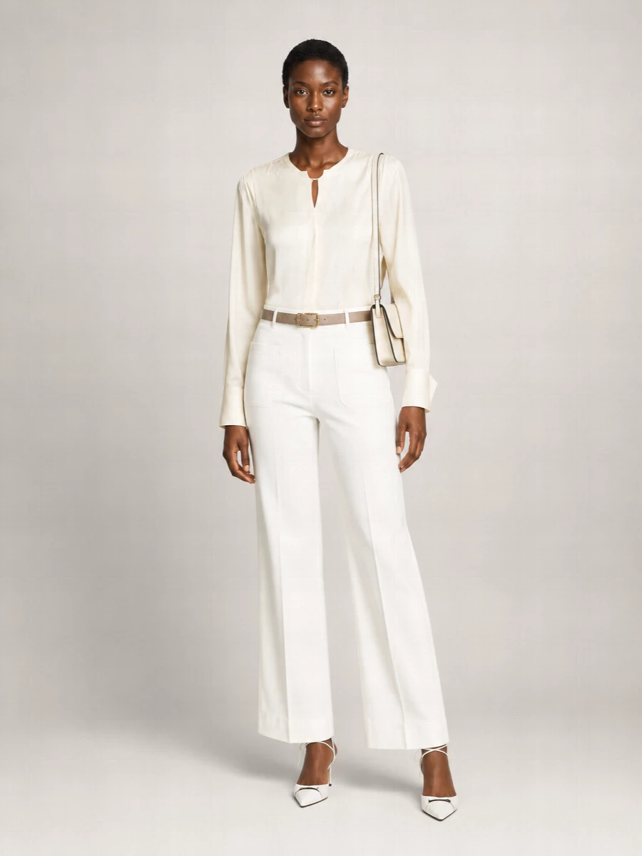 Victoria Beckham Alina Wide Leg Jeans