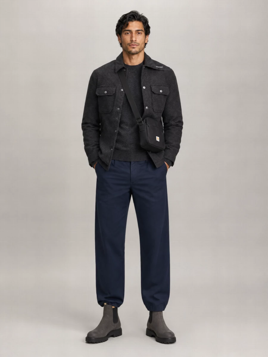 Woolrich wool single breasted coat