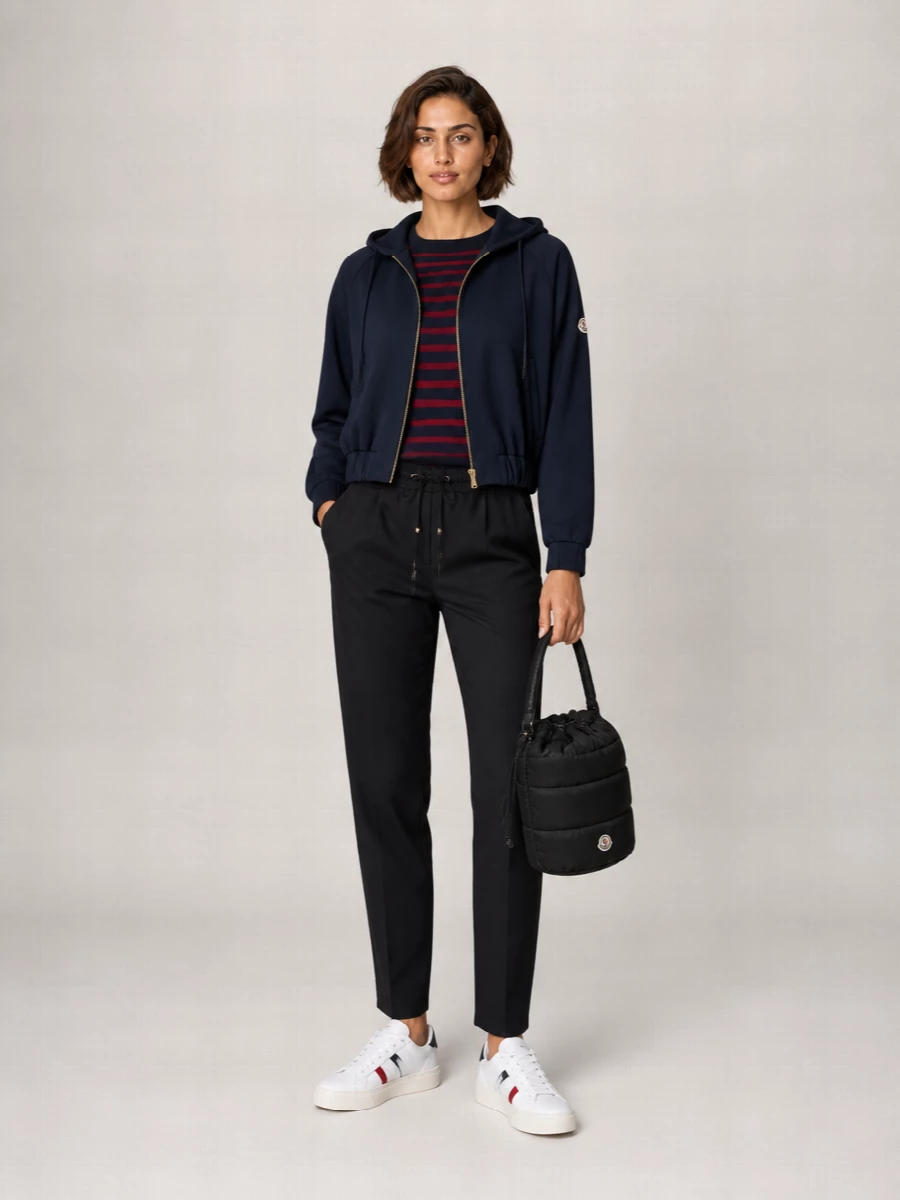 Moncler Stretch Jersey Sweatshirt