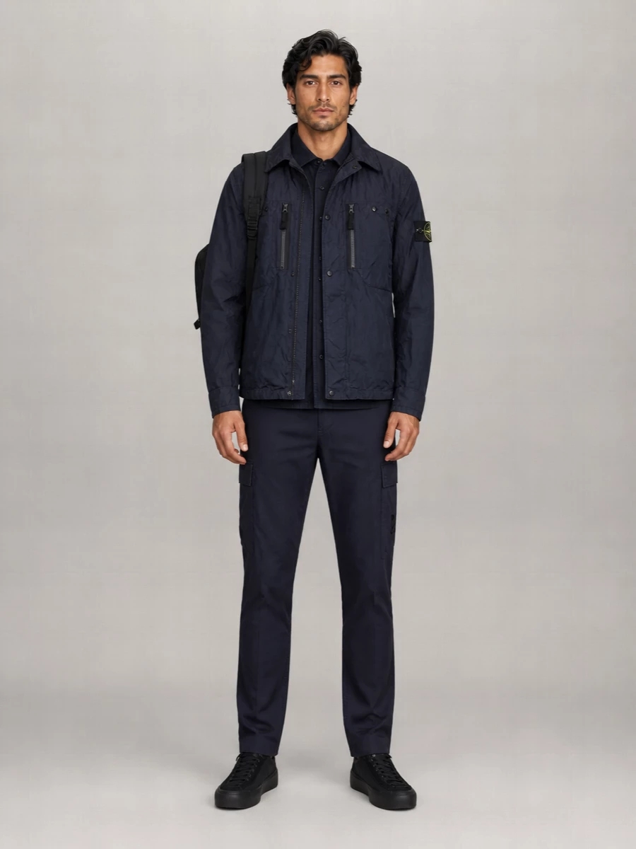 Stone Island Single-Breasted Jacket