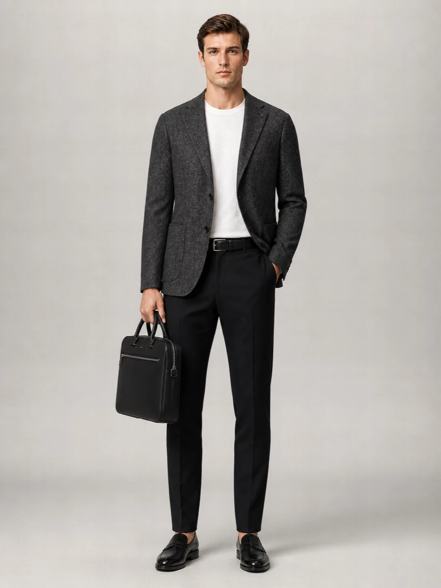 Tagliatore virgin wool tailored trousers