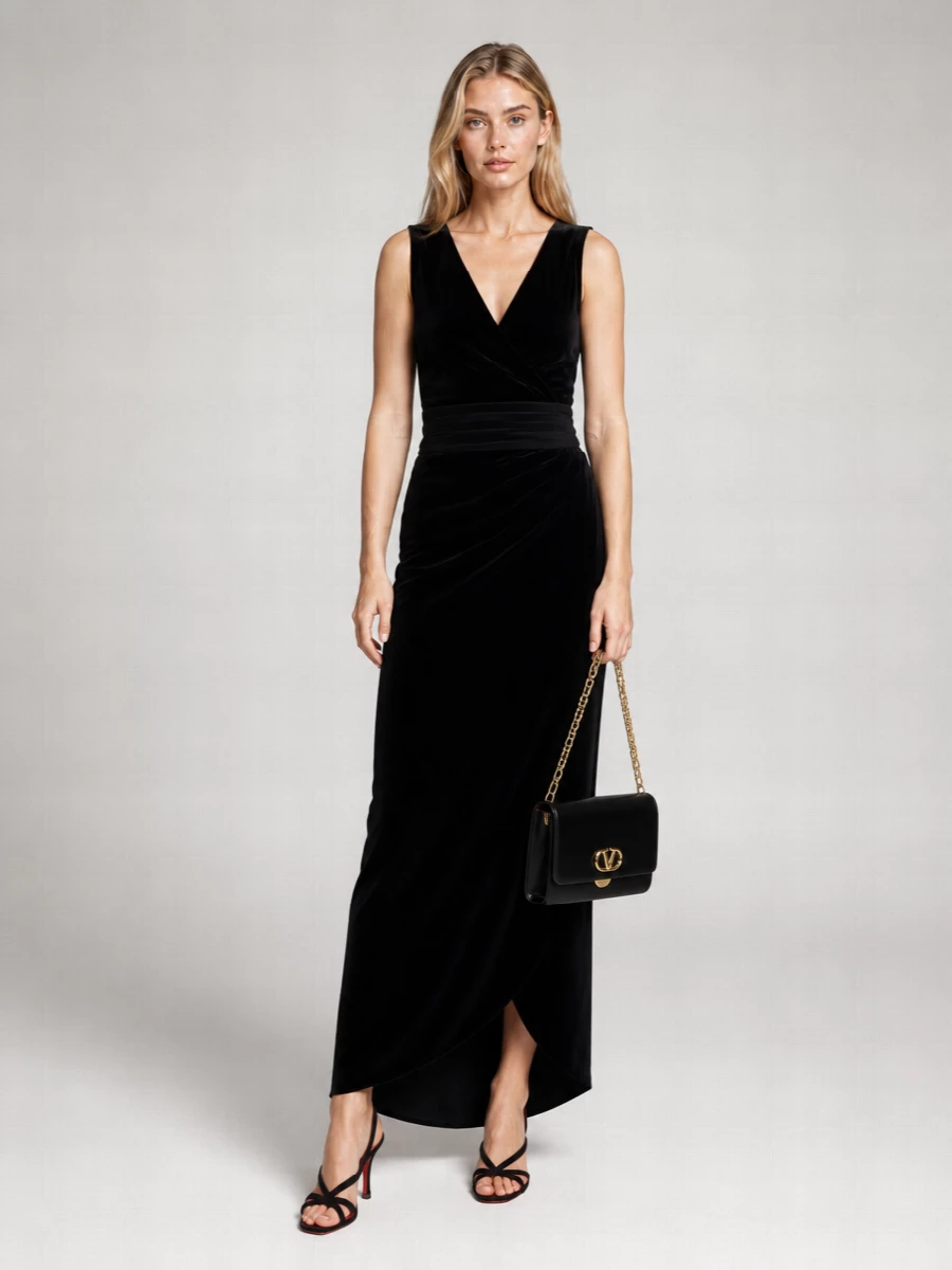 Valentino Garavani Velvet Maxi Dress