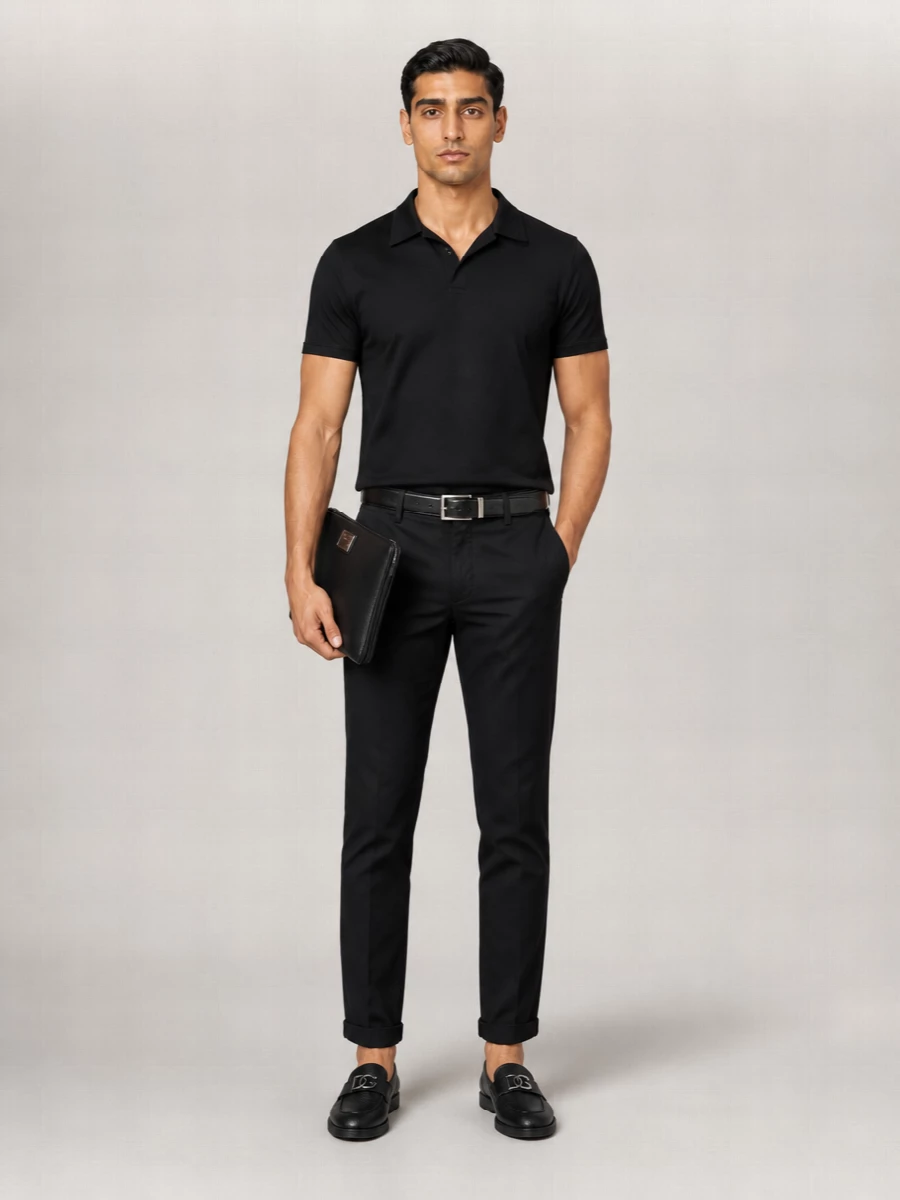 Dondup Cotton Short-Sleeve Polo Shirt