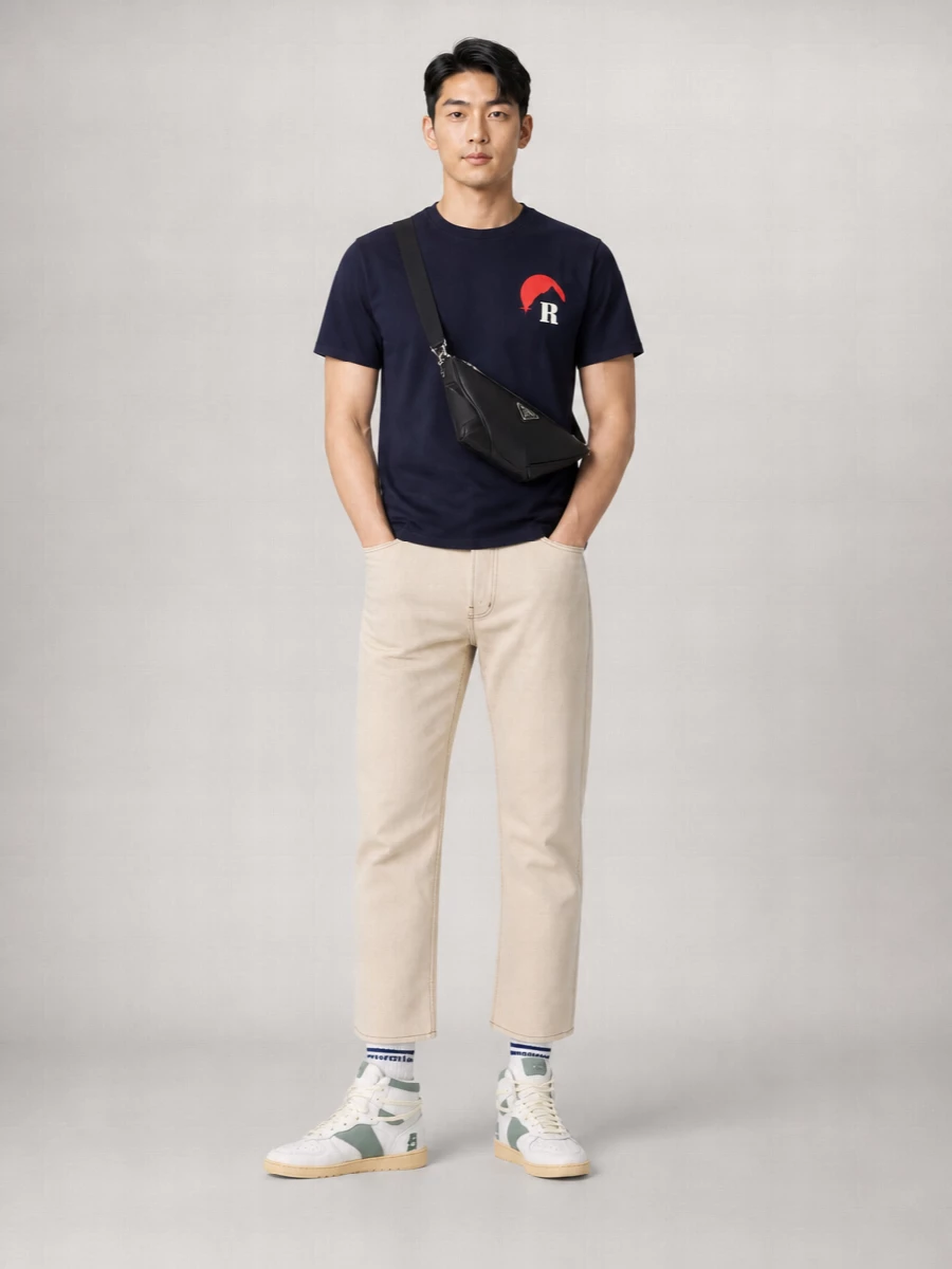 Rhude Cotton Printed Short-Sleeve T-Shirt