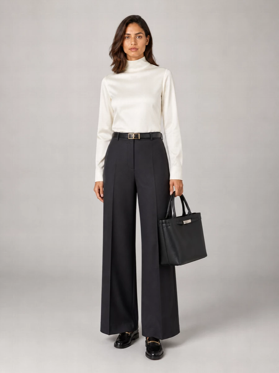 Róhe Virgin Wool Tailored Trousers