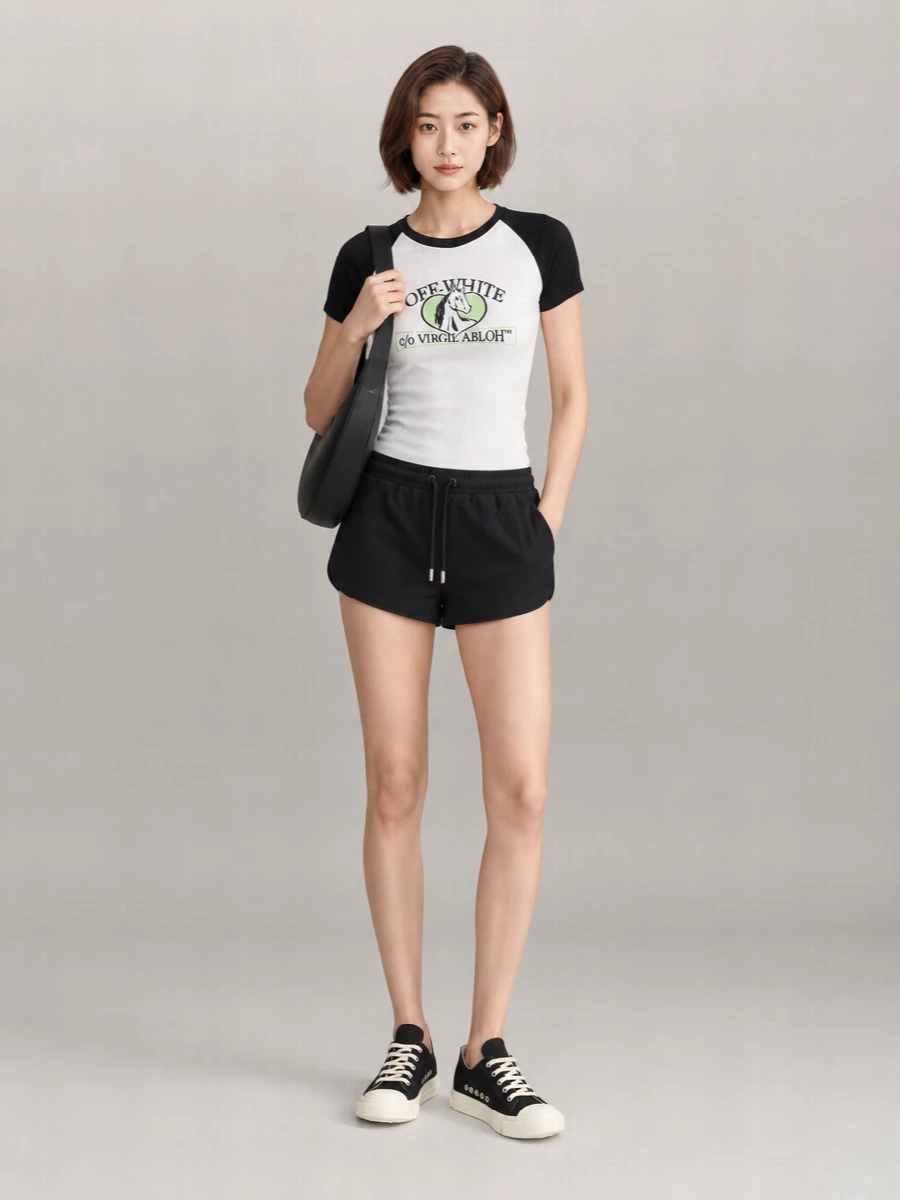 Off-White Graphic Cotton T-Shirt