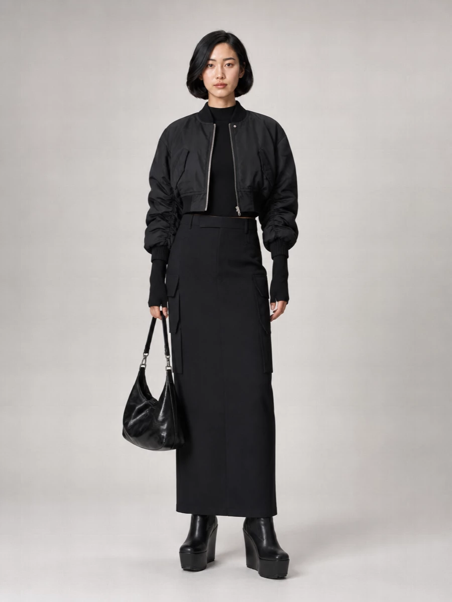 Rick Owens hooded puffer coat