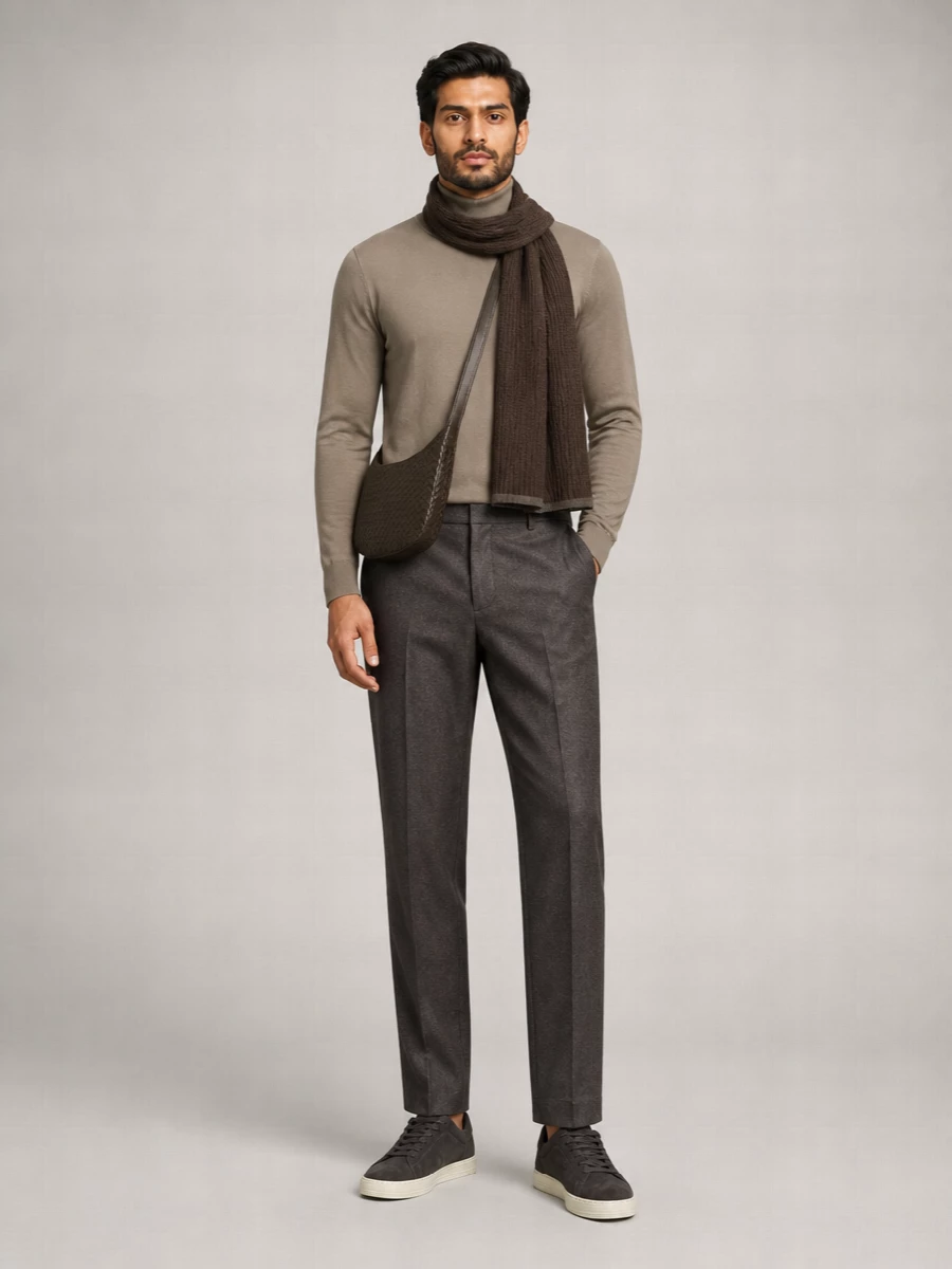 Zegna Cashmere Silk Turtleneck Sweater