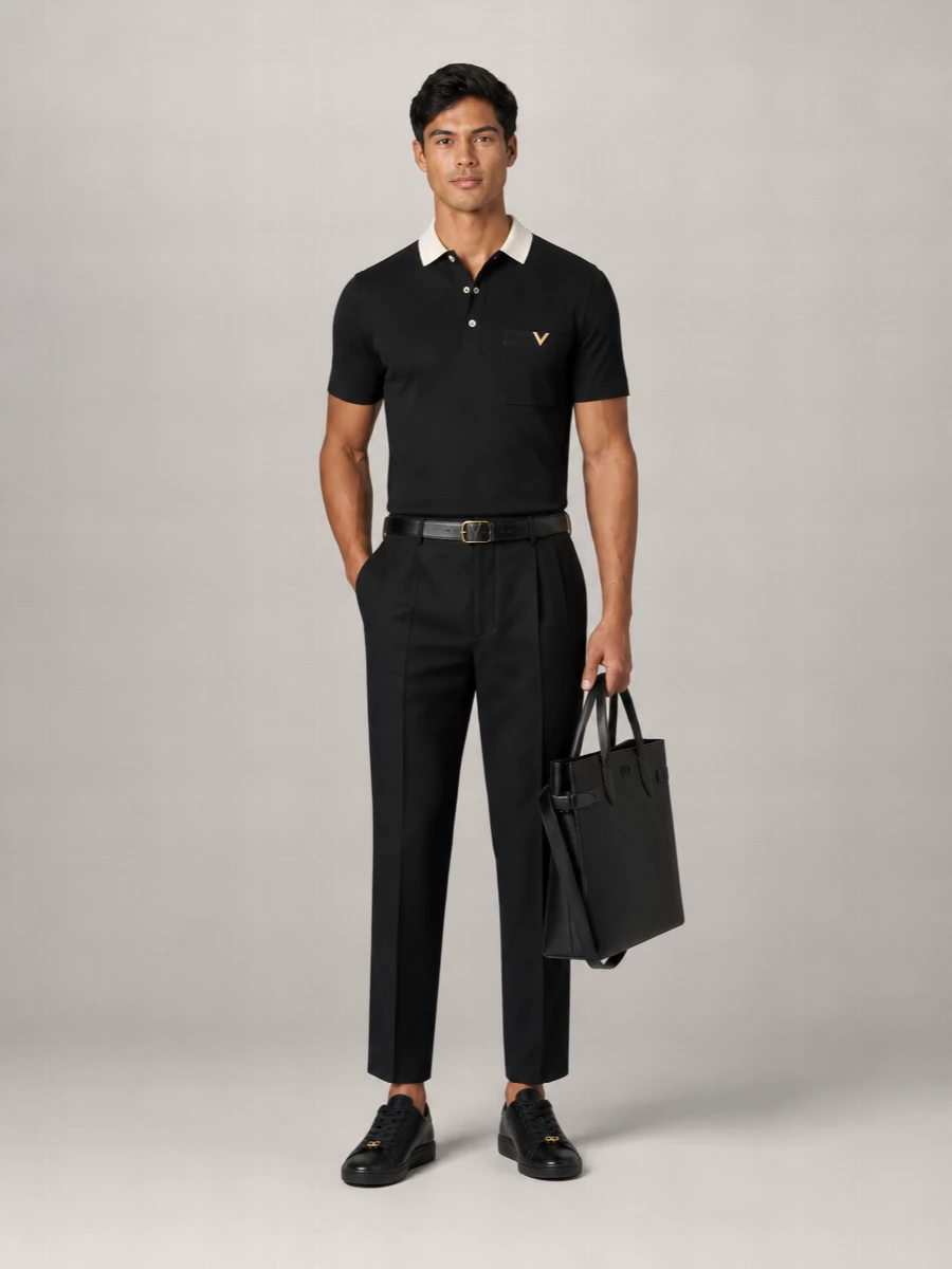 Valentino Garavani Leather Medium Tote Bag