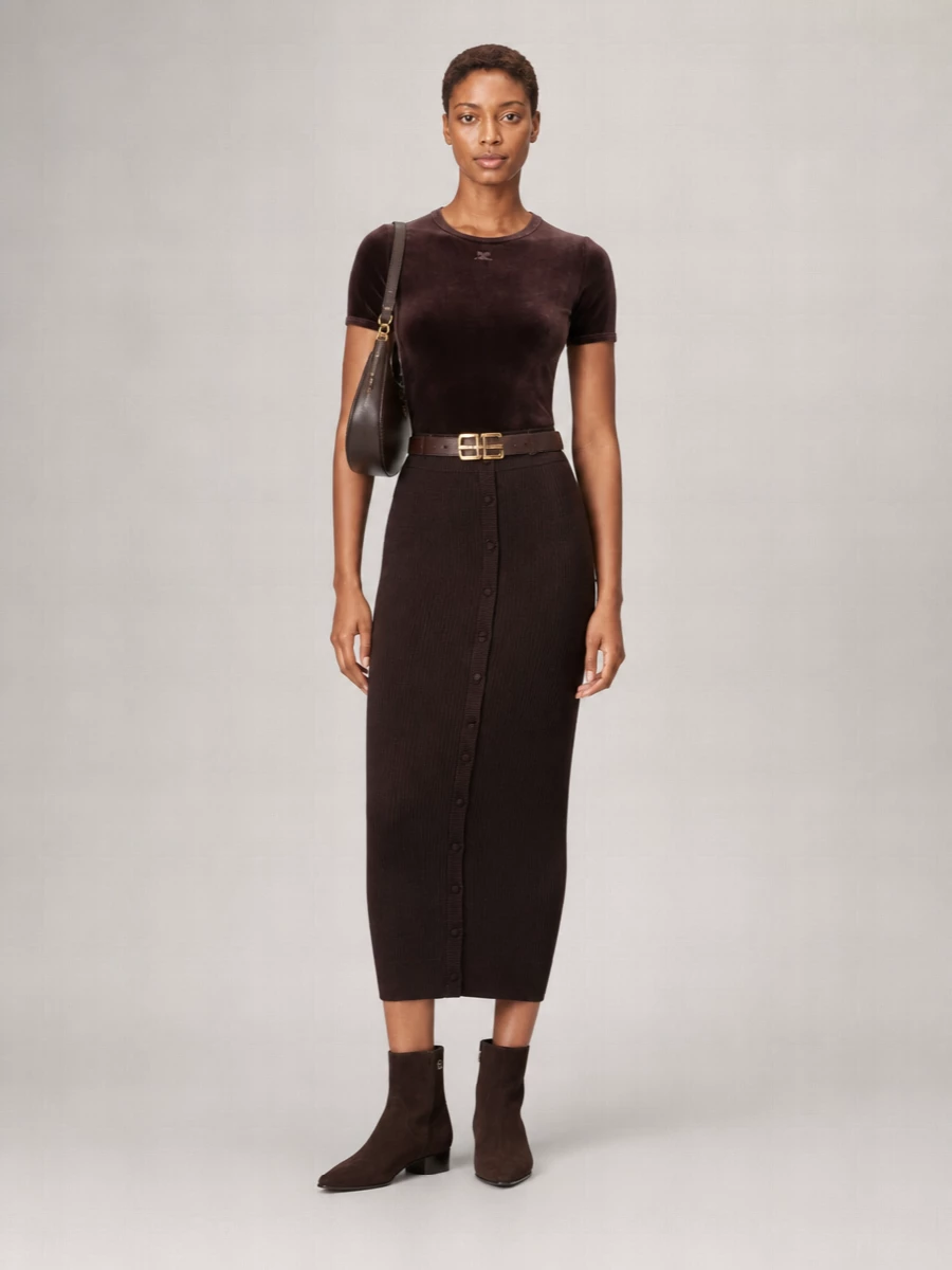 Courrèges Velvet T-Shirt