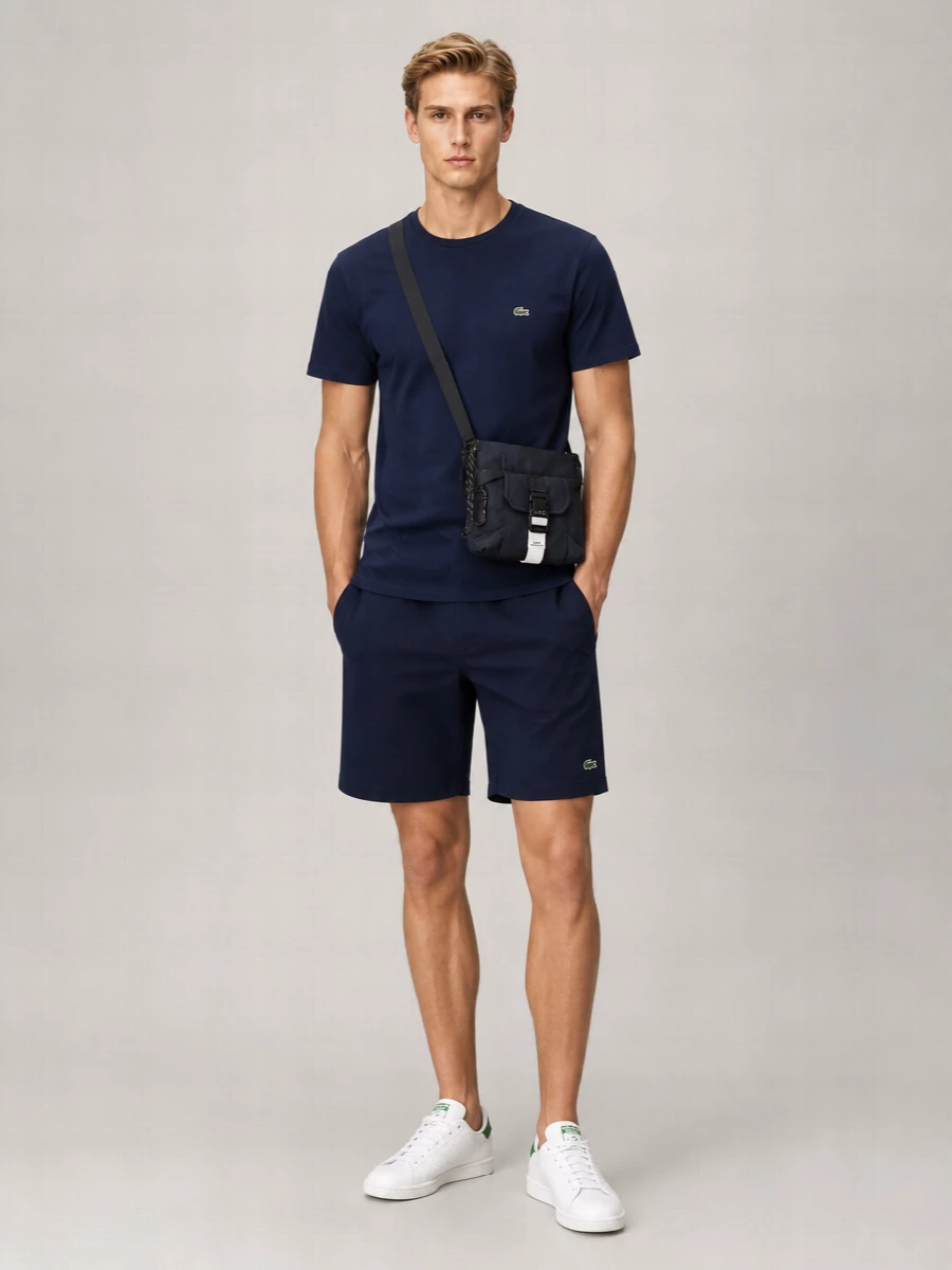 Lacoste Regular-Fit Cotton Logo-Patch T-Shirt