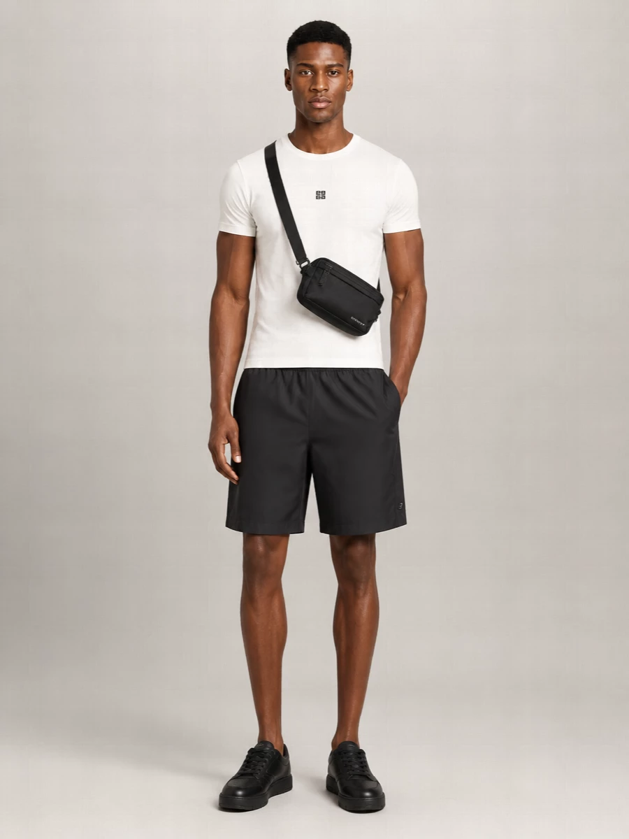Givenchy Logo-Embroidered Swim Shorts