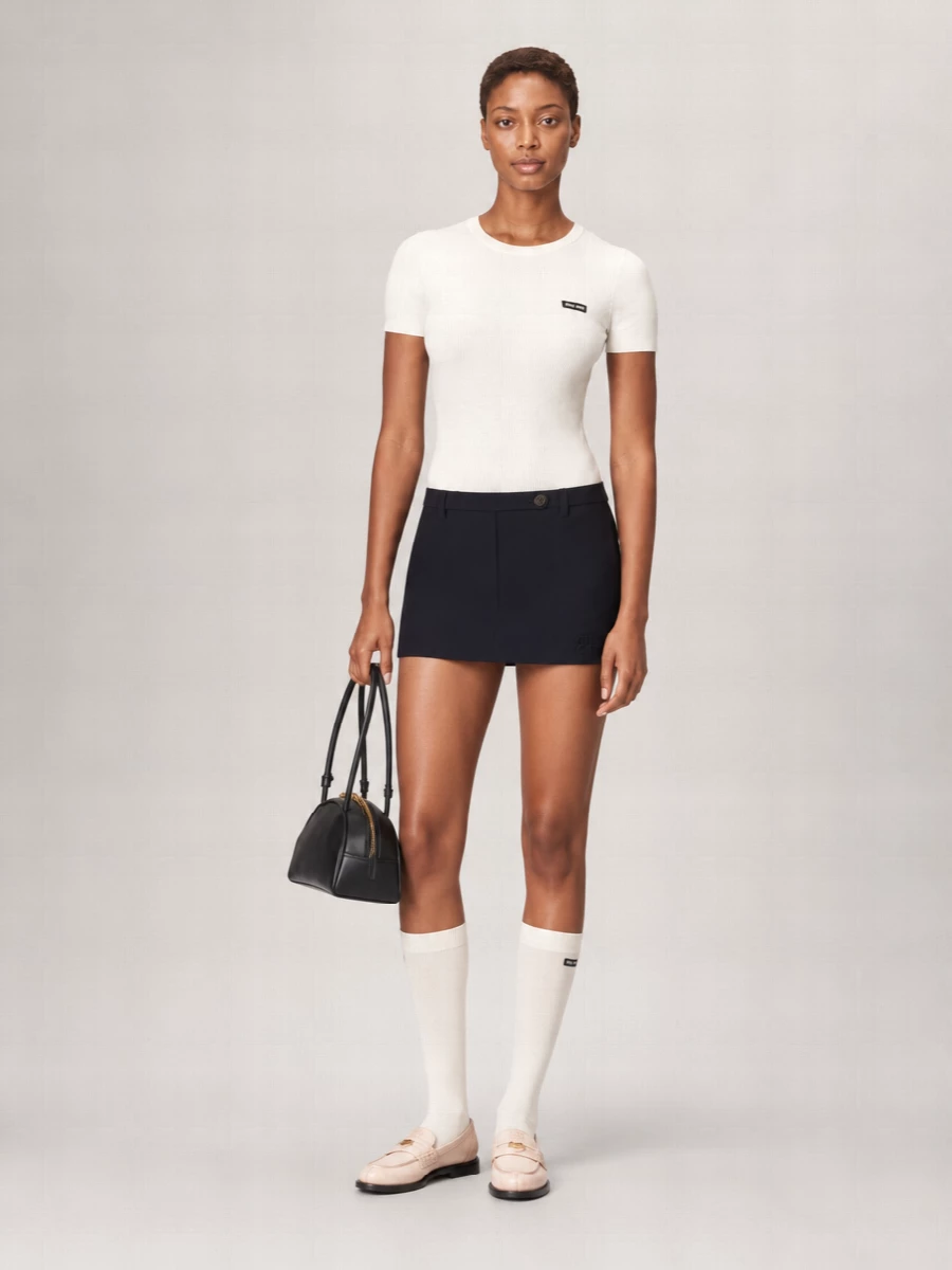 Miu Miu Cotton T-Shirt