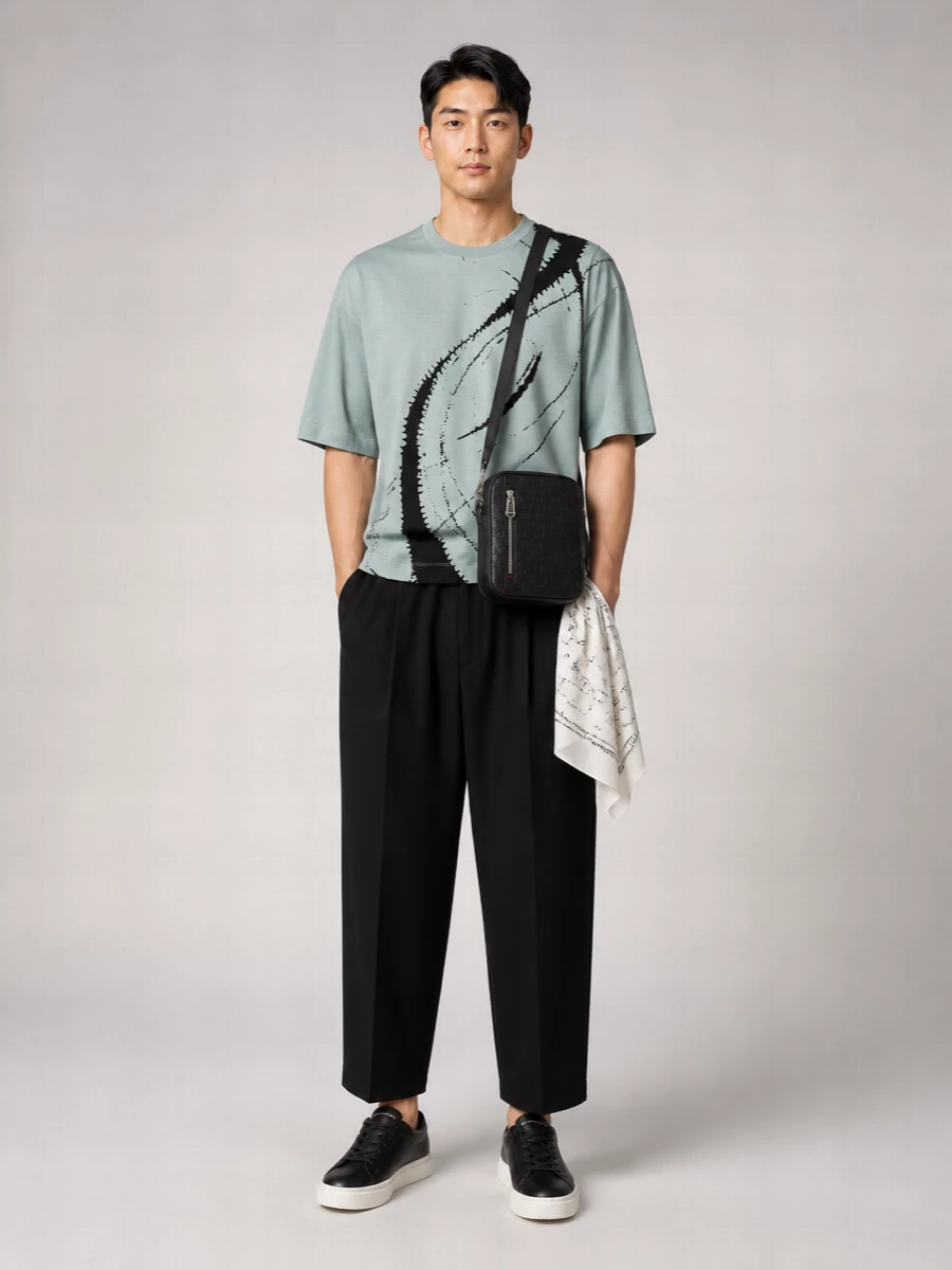 Emporio Armani Graphic Print T-Shirt