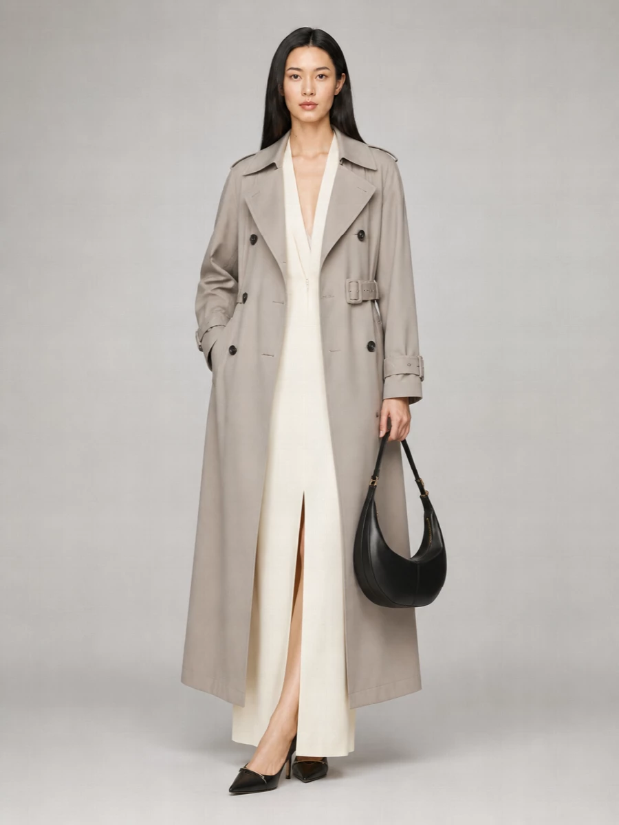 Sportmax Polyester Trench Coat