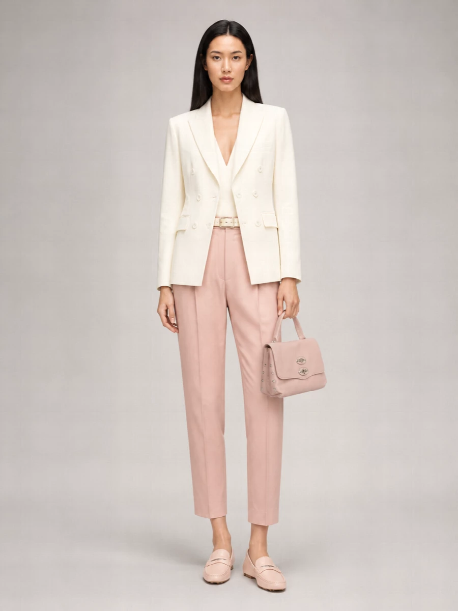 Circolo 1901 Cotton Suit Trousers