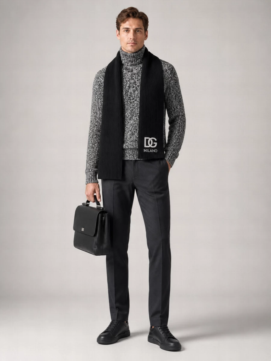 Dolce&Gabbana Wool Oversized Turtleneck Sweater