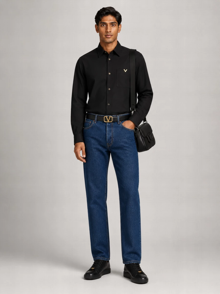 Valentino denim regular-fit jeans