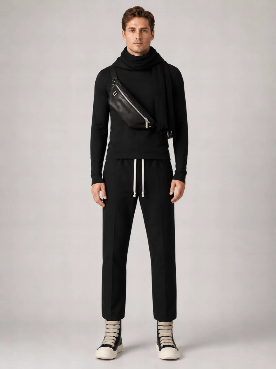 Rick Owens Wool Oversized Hoodie