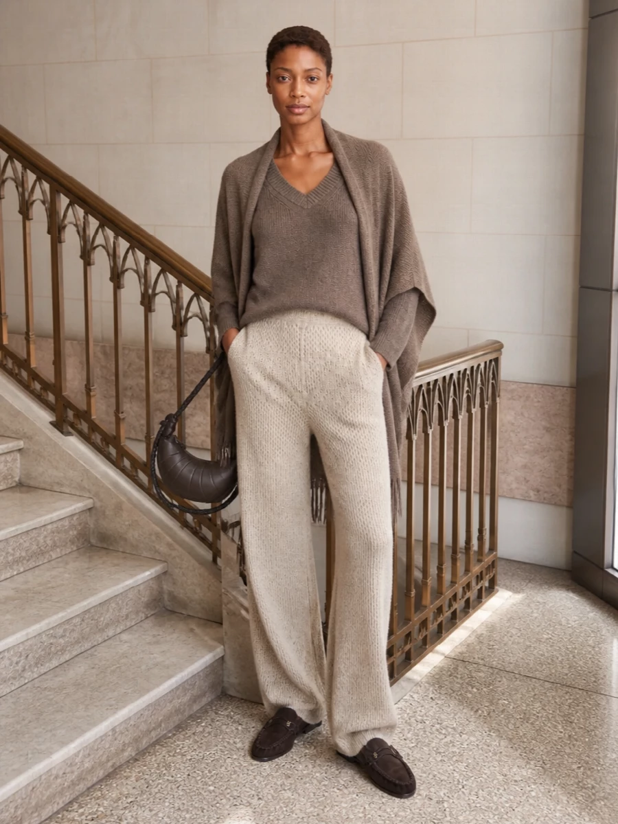Loulou studio sweater brunello cucinelli knit pants