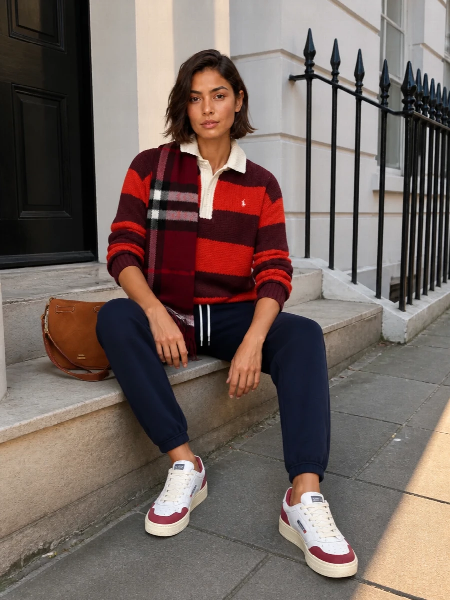 Polo ralph lauren rugby navy joggers sneakers