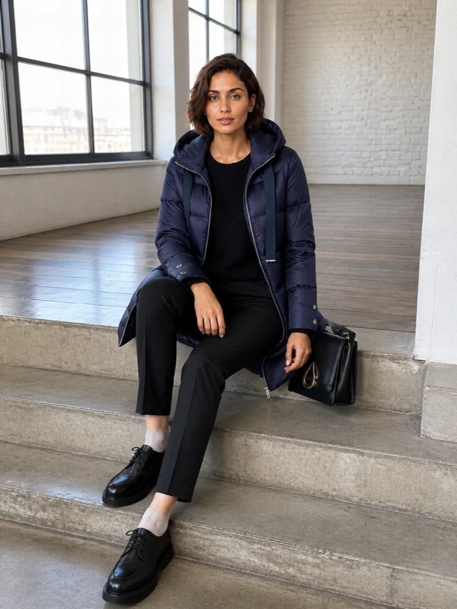 Herno coat max mara knit tailored pants