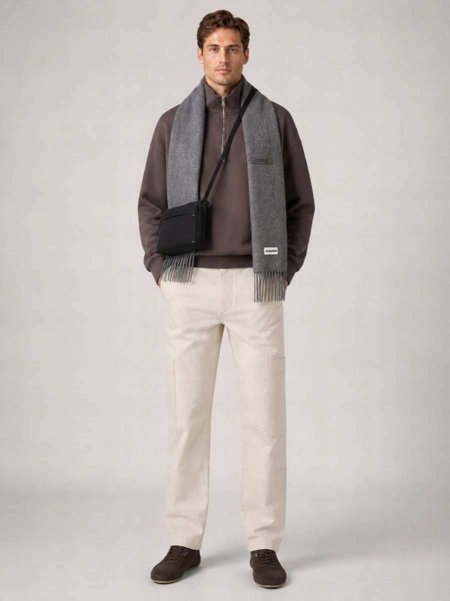 Jacquemus Cotton Half-Zip Sweatshirt