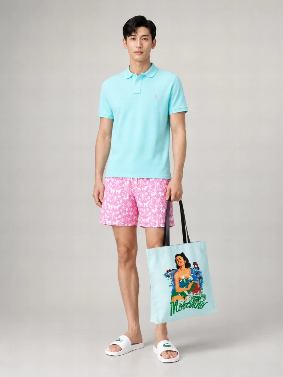 Moschino Printed Tote Bag