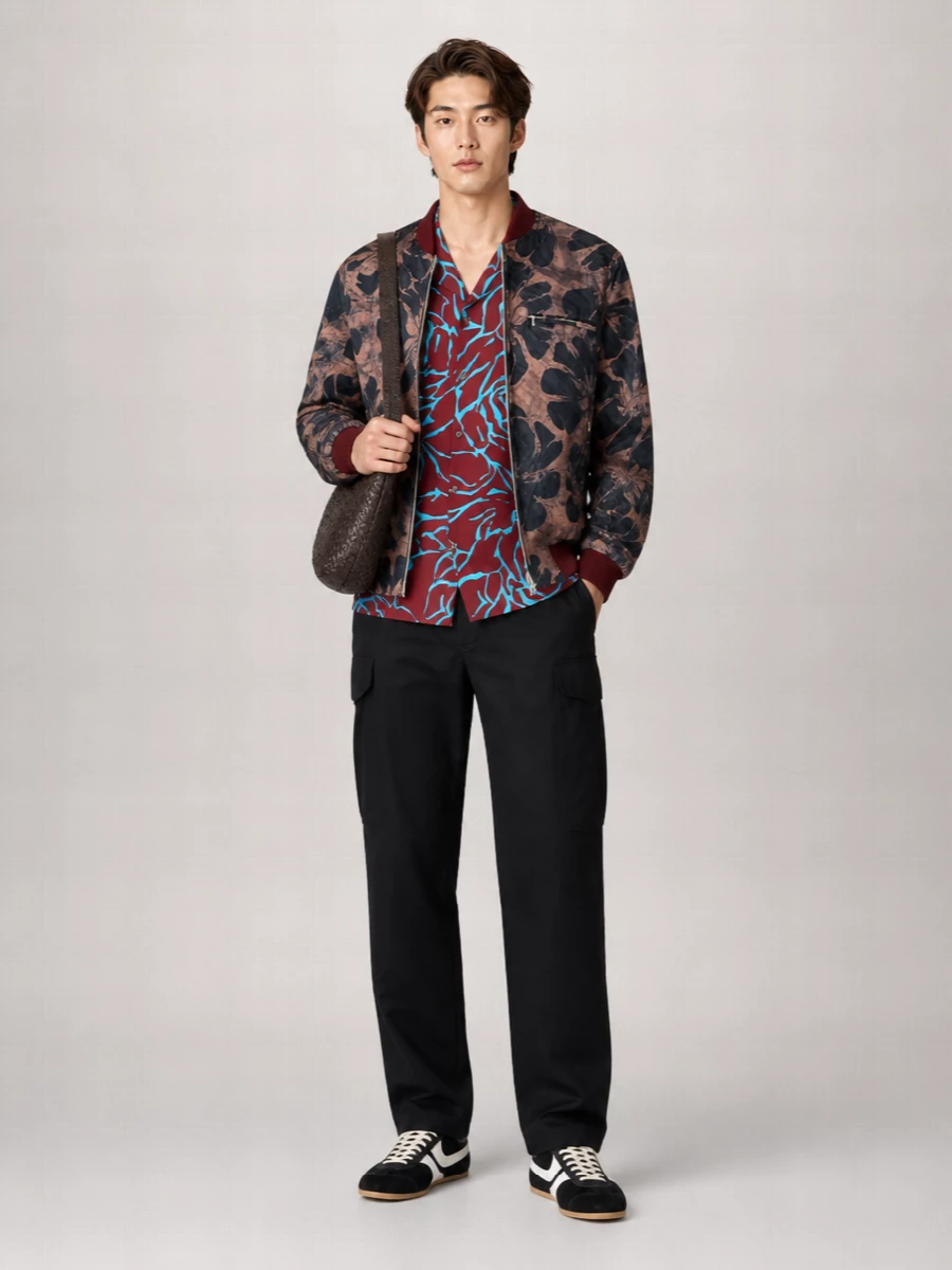 Dries Van Noten Reversible Bomber Jacket
