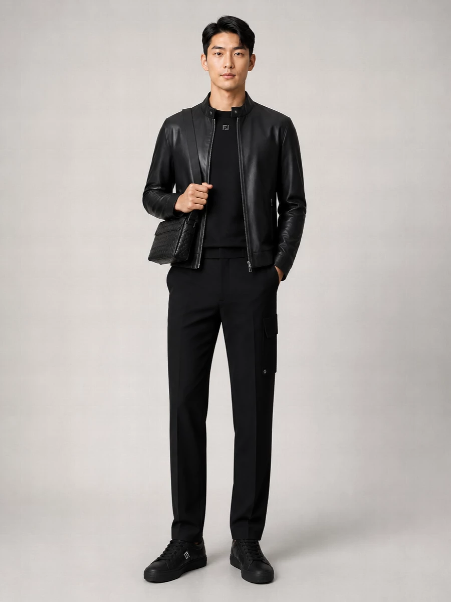Fendi Lamb Leather Jacket