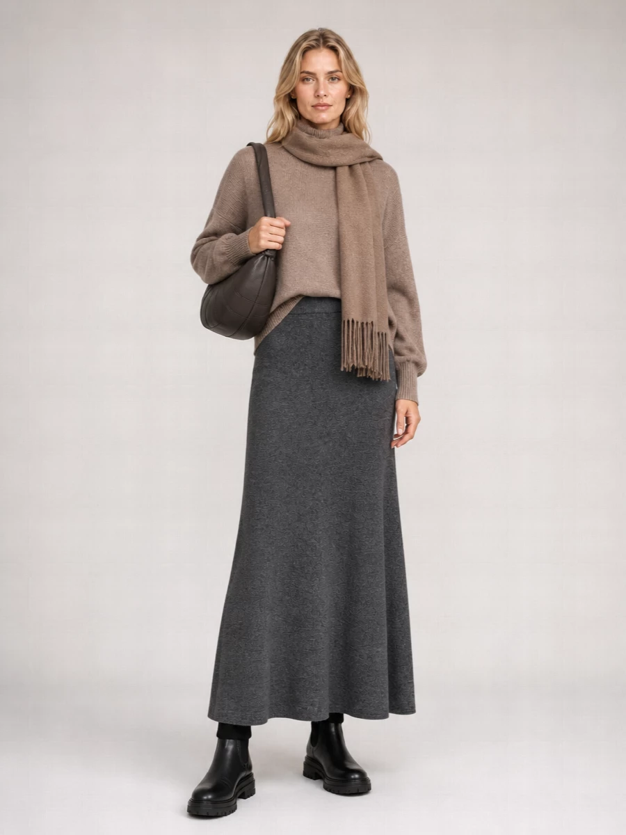 Max Mara Cashmere Fringed Scarf