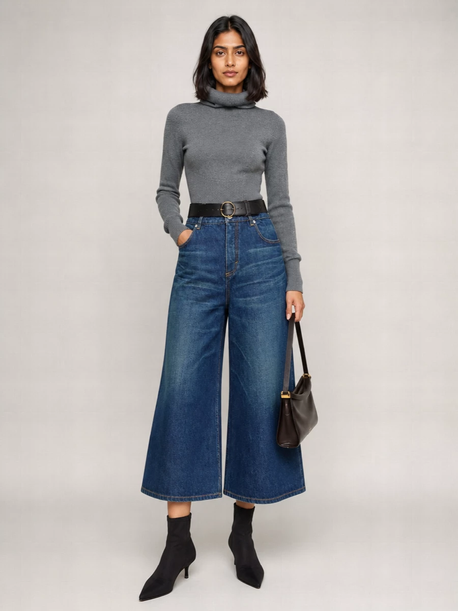 Alaïa Denim Bermuda Shorts