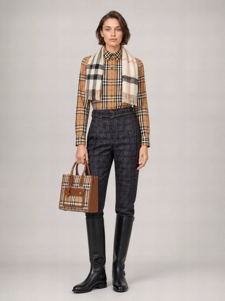 Burberry Cotton Checked Shirt