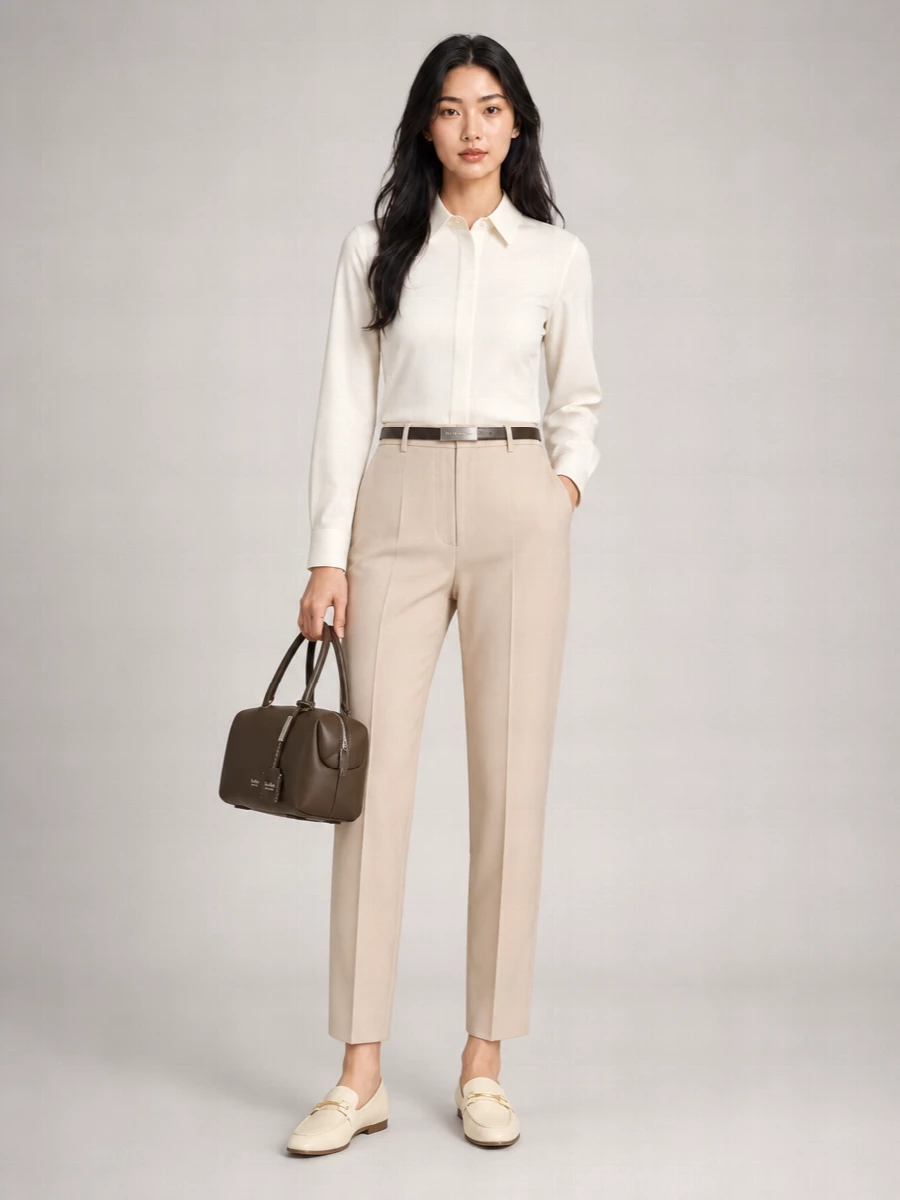 Max Mara High-Rise Straight-Leg Trousers