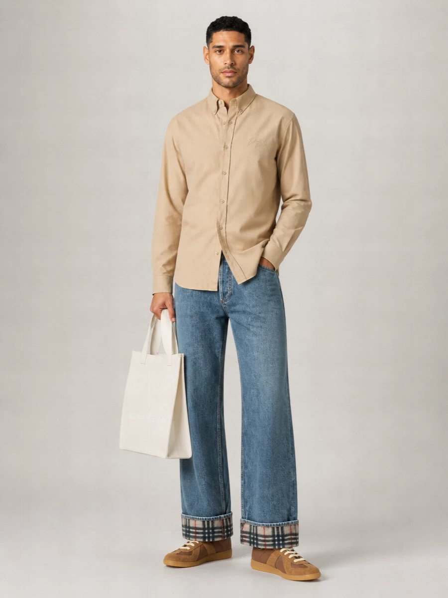 Maison Margiela Leather Low-Top Sneakers