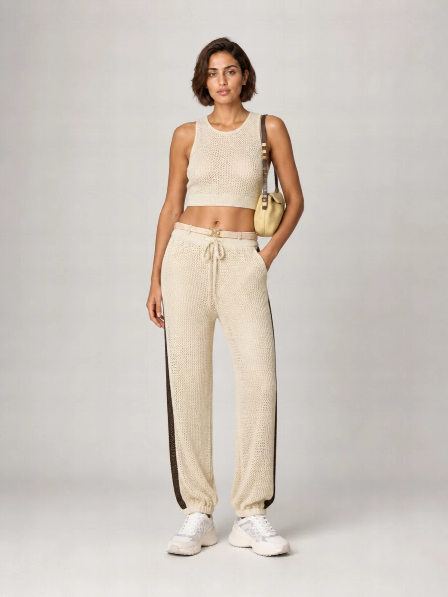 Pinko Mesh Track Pants