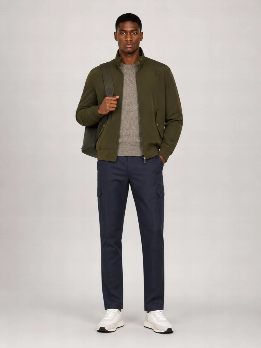 Baracuta Slim-Fit Harrington Bomber Jacket