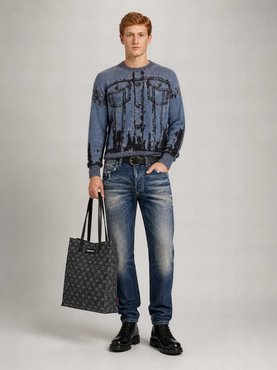 Diesel Straight-Leg Denim Jeans
