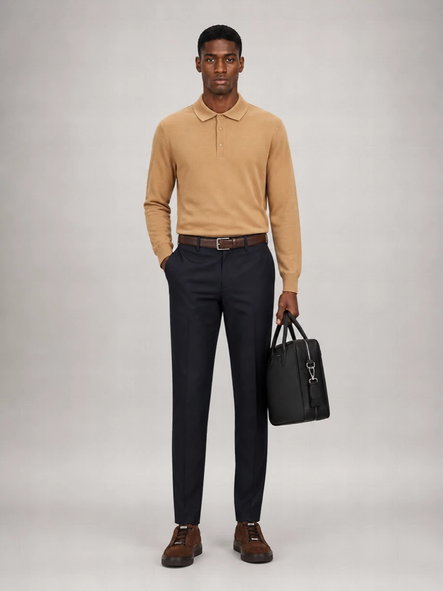 Boss Wool Polo Shirt