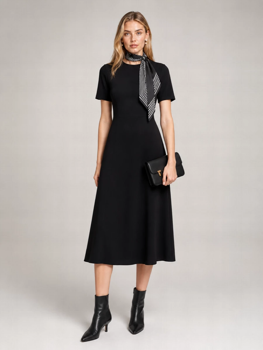 Totême cocoon draped midi dress
