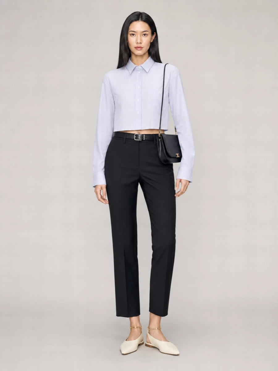 Celine Leather Saddle Cross-Body Bag