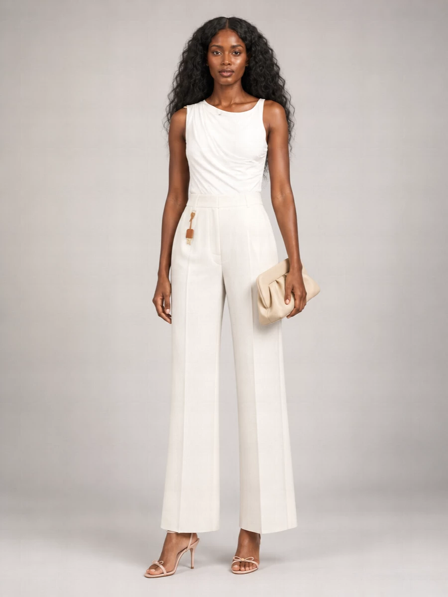 Elisabetta Franchi Draped One-Shoulder Sleeveless Bodysuit