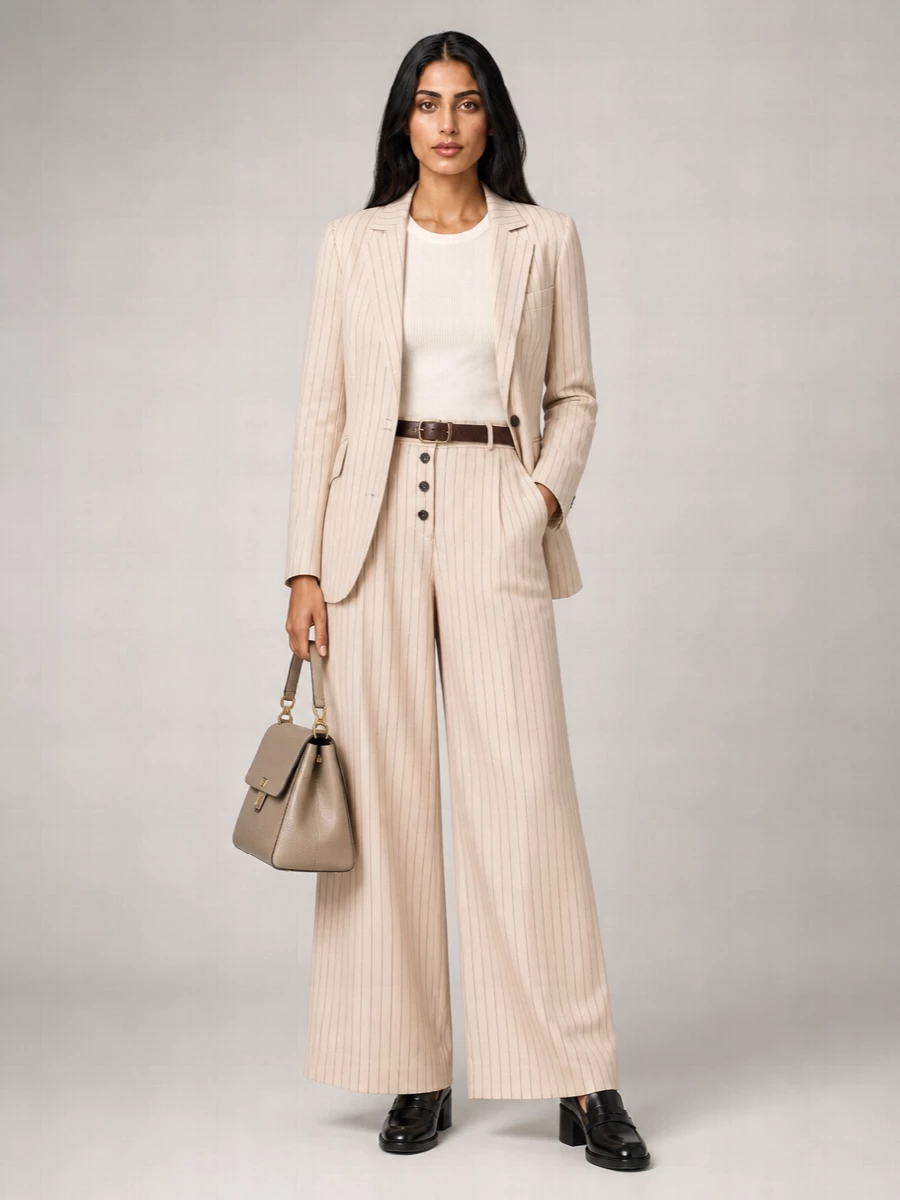 Paul Smith Embroidered Wide-Leg Trousers